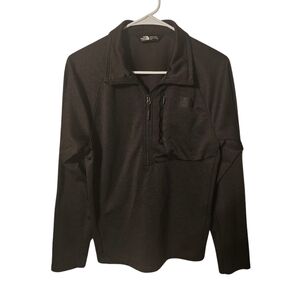 The North Face Caynonlands 1/2 Zip Pullover-Mens-Small-Black‎